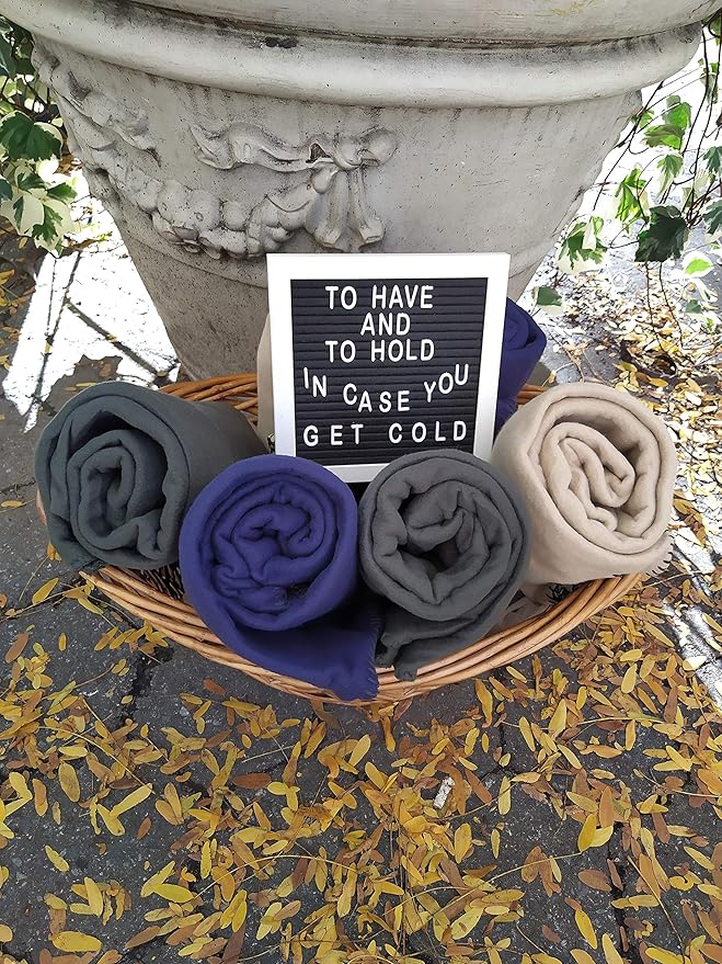 50x60 Throw Blankets, Ultra Soft Hypoallergenic Fleece Fall Throw Blanket for Livingroom, Couch, Chair, Bed, Navy Blue