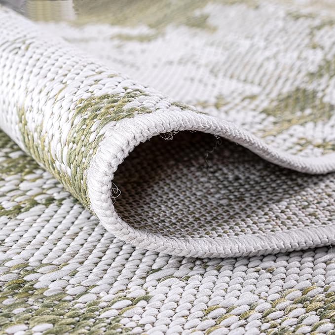 Keen Home Design Terrace Outdoor Runner Rug - 2x8 Washable Indoor/Outdoor Rug for Patio, Kitchen, Balcony, Beach, Garden, Deck and Porch, Size: 2'2"x7'7"