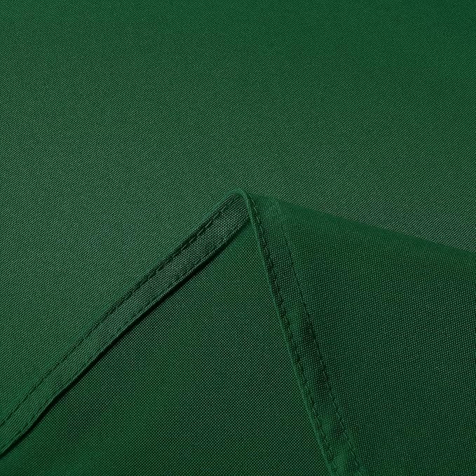 sancua Rectangle Tablecloth - 60 x 120 Inch - Stain and Wrinkle Resistant Washable Polyester Table Cloth, Decorative Fabric Table Cover for Dining Tables, Buffet Parties and Christmas, Hunter Green