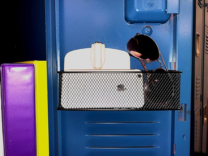 Magnetic Baskets Magnetic Organizer and Holder for Locker or Refrigerator - Pen Holders or Storage Bins for Office and Home (1)