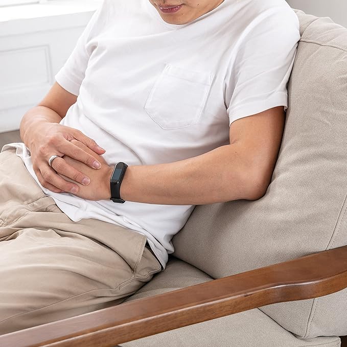 chairus Mid-Century Modern Accent Chair with Ottoman, Linen Fabric Armchair with Wood Legs Comfy Upholstered Single Sofa Chair for Living Room/Bedroom/Lounge, Beige