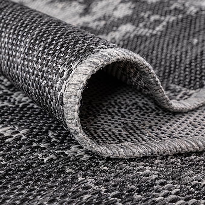 Keen Home Design Terrace Outdoor Throw Rug - 3x5 Washable Indoor/Outdoor Rug for Patio, Kitchen, Balcony, Beach, Garden, Deck and Porch, Size: 3'x5'