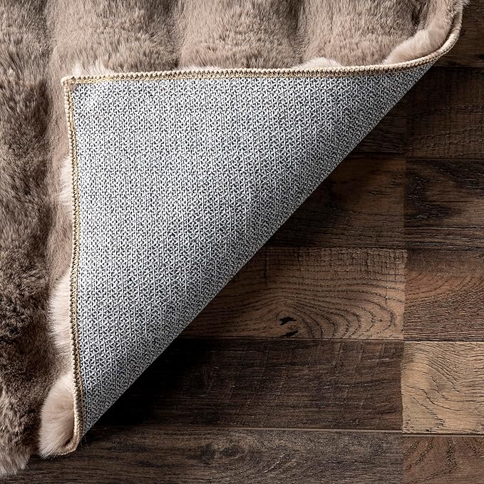 nuLOOM Jeni Checkered 2'6" x 6' Machine Washable Runner Rug for Living Room Bedroom Dining Room Entryway Hallway Kitchen, Taupe