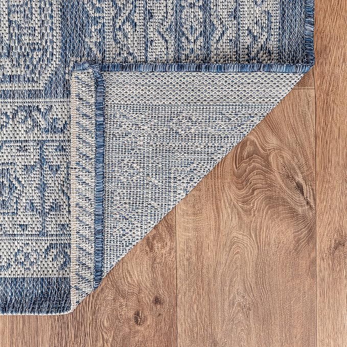 Keen Home Design Terrace Outdoor Throw Rug - 3x5 Washable Indoor/Outdoor Rug for Patio, Kitchen, Balcony, Beach, Garden, Deck and Porch, Size: 3'x5'