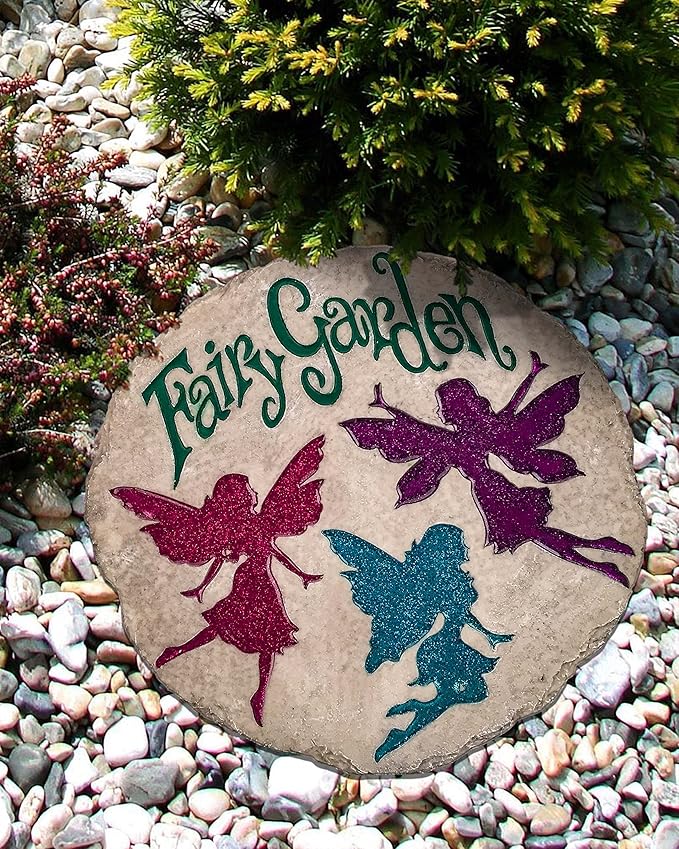 Spoontiques - Garden Décor -Sloth Stepping Stone - Decorative Stone for Garden