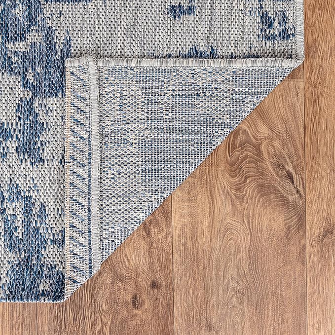 Keen Home Design Terrace Outdoor Runner Rug - 2x6 Washable Indoor/Outdoor Rug for Patio, Kitchen, Balcony, Beach, Garden, Deck and Porch, Size: 2'2"x5'7"